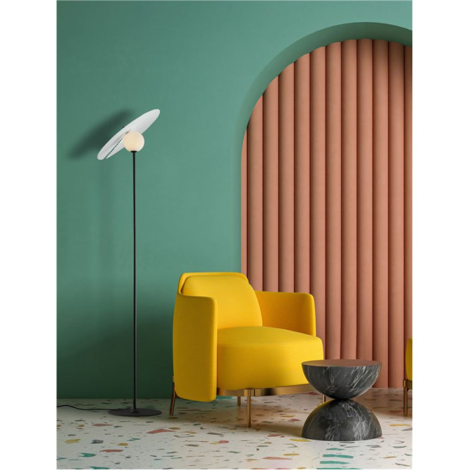 Lampadar de interior Reflet - Art. 9780107, Nova Luce, Alb/Negru