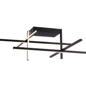 Plafonieră MODULAR 6 negru metal 140024 LED