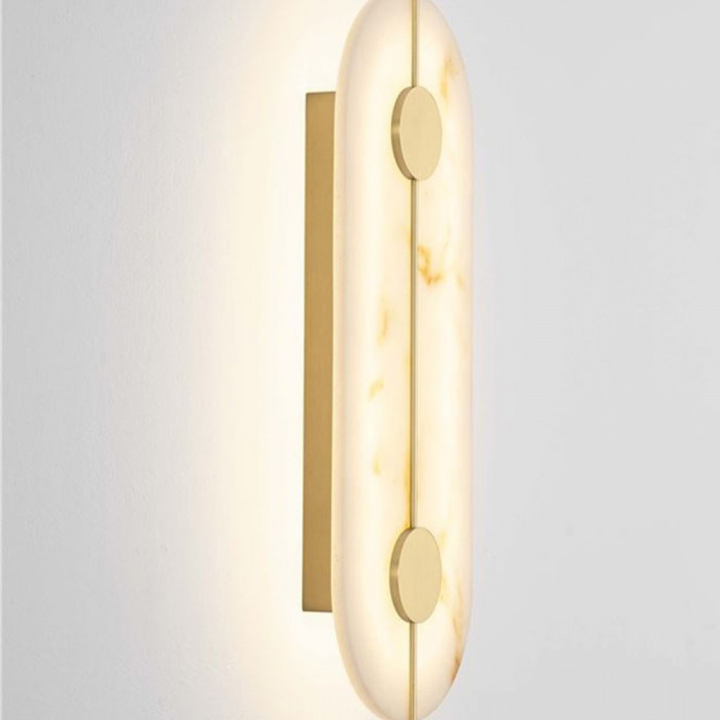 Aplica Nova Luce Aider, alama, LED, 19W, 866 lumeni, alb cald 3000K, H.43 cm, 9019744