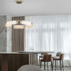 Lustra Nova Luce Aider, alama, LED, 45W, 2707 lumeni, alb cald 3000K, D.93 cm, 9019759