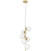 Lustra Nova Luce Odillia, auriu, sticla, 6XG9, D.28 cm, 9028860