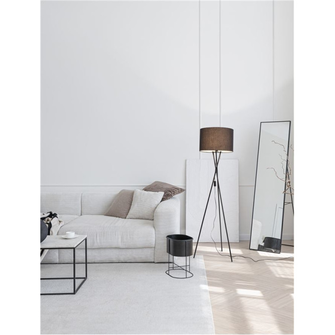 Lampadar de interior Retro - Art. 9050160, Nova Luce, Negru