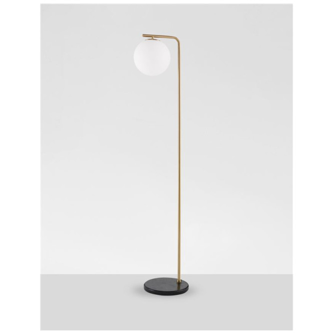 Lampadar de interior Alvarez - Art. 9136702, Nova Luce, Negru/Auriu/Alb