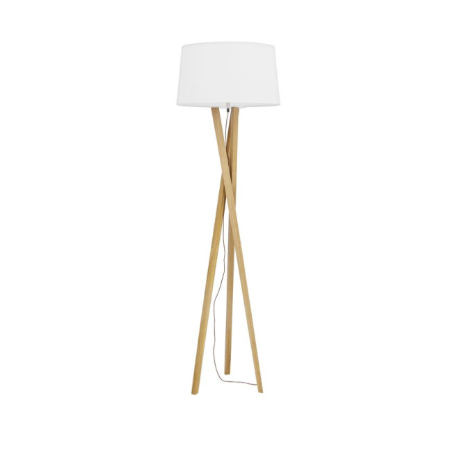 Lampadar de interior Salino - Art. 9145061, Nova Luce, Alb/Lemn