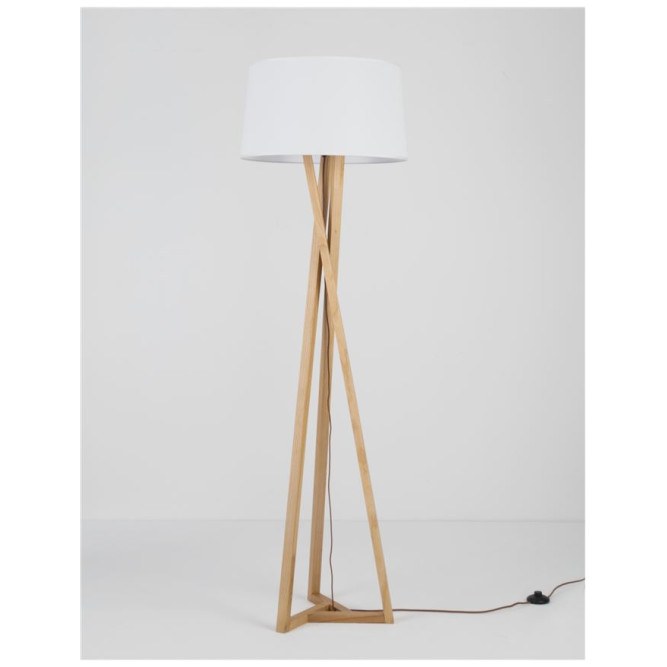 Lampadar de interior Salino - Art. 9145071, Nova Luce, Alb/Lemn
