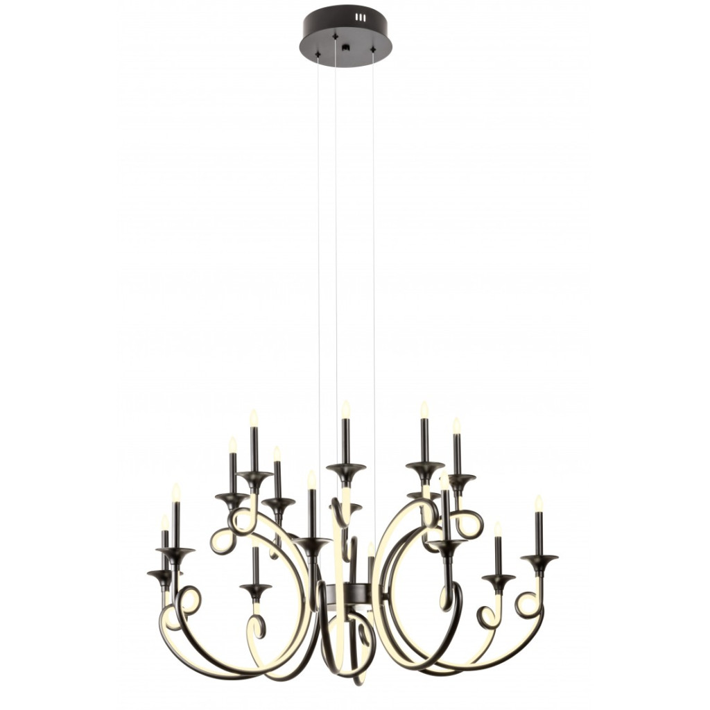 Candelabru de interior CHATEAU - Art. ICH C16 22, Incanti, Negru mat