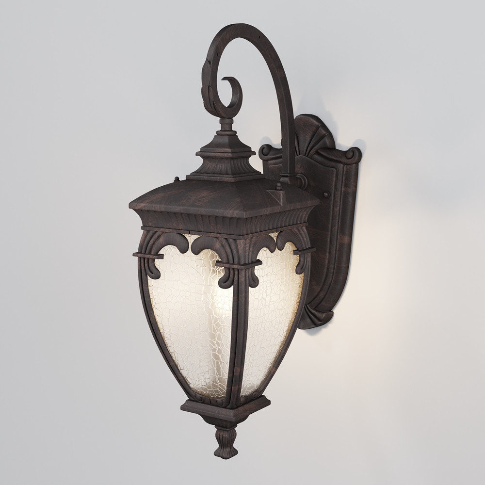 Aplică de exterior Fleur - Art. O414WL-01BZ, Maytoni, Bronz antic, IP44
