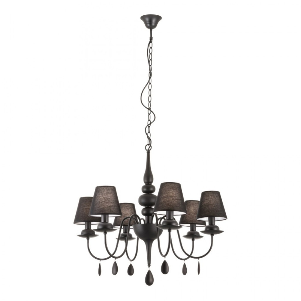 Candelabru de interior ELIZEE - Art. IEL C6 22 06, Incanti, Negru mat