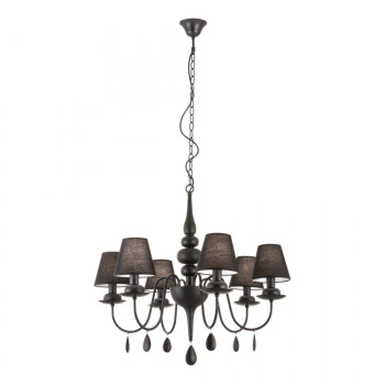 Candelabru de interior ELIZEE - Art. IEL C6 22 06, Incanti, Negru mat