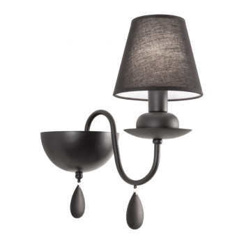 Aplică de interior ELIZEE - Art. IEL W1 22 06, Incanti, Negru mat