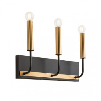 Aplică de interior KONIG - Art. IKN W3 06 12, Incanti, Negru/Alamă antichizată