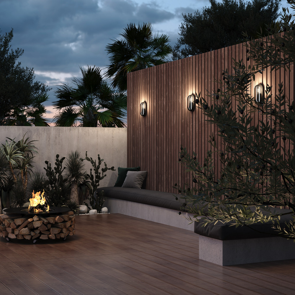Aplică de exterior Candle - Art. O449WL-01GF, Maytoni, Grafit, IP65