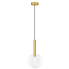 Suspensie de interior Amelia - Art. 9028831, Nova Luce, Transparent/Auriu