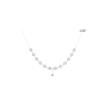 Suspensie de interior Brillante - Art. 9186911, Nova Luce, Argintiu/Transparent