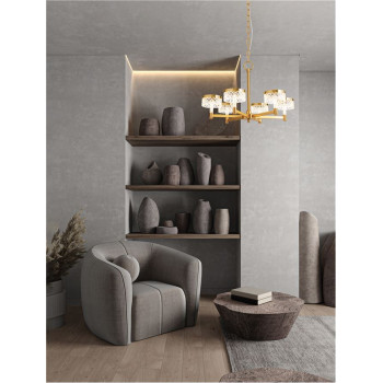 Suspensie de interior Bion - Art. 9186944, Nova Luce, Auriu/Transparent