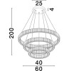 Suspensie de interior Aurelia - Art. 9333069, Nova Luce, Auriu