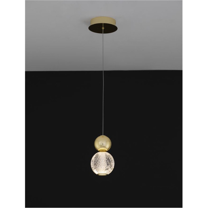 Suspensie de interior Brille - Art. 9511020, Nova Luce, Auriu