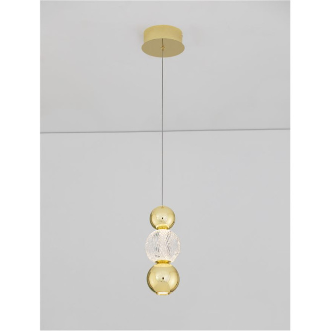 Suspensie de interior Brille - Art. 9511030, Nova Luce, Auriu