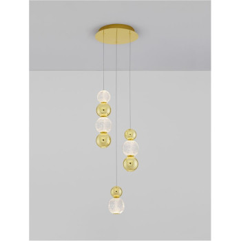 Suspensie de interior Brille - Art. 9511040, Nova Luce, Auriu
