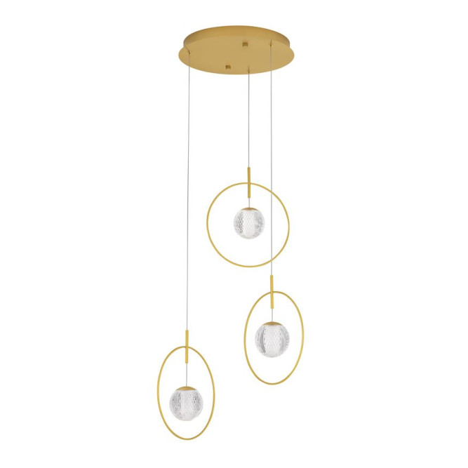 Suspensie de interior Atos - Art. 9695234, Nova Luce, Auriu/Transparent