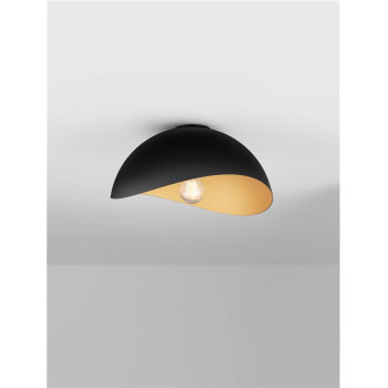 Plafonieră de interior Opsi - Art. 9695305, Nova Luce, Negru/Auriu