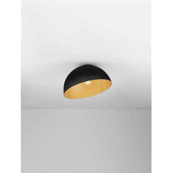 Plafonieră de interior Onia - Art. 9695311, Nova Luce, Negru/Auriu