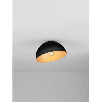 Plafonieră de interior Onia - Art. 9695314, Nova Luce, Negru/Auriu