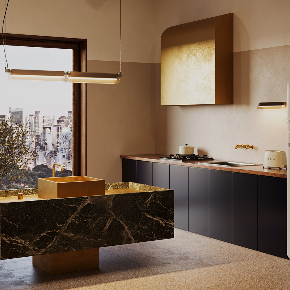 Aplică de interior Flat - Art. MOD296WL-L10BC3K, Maytoni, Chihlimbar