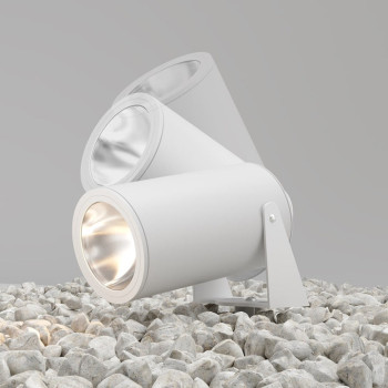 Miniproiector de exterior Bern - Art. O050FL-L30W3K, Maytoni, Alb