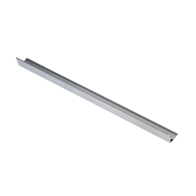 Profil din aluminiu alb pentru instalarea și răcirea benzilor flexibile cu LED-uri, 2m + 2 dispersoare + 2 elemente terminale + 3 elemente fixare