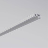 Profil din aluminiu alb pentru instalarea și răcirea benzilor flexibile cu LED-uri cu PCB îngust + dispersor + 2 elemente terminale