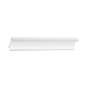 Profil din aluminiu alb mat pentru instalarea și răcirea benzilor flexibile cu LED-uri, 2m