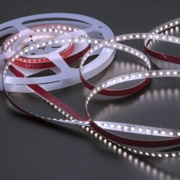 Bandă flexibilă LED XRIBO IP20 5m/rolă 12W/m 128 LED/m 24V DC 6000K CRI.80 >115°