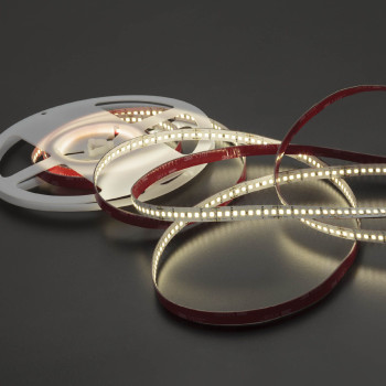 Bandă flexibilă LED XRIBO IP20 15m/rolă 20W/m 240 LED/m 48V DC 3000K CRI.90 >120dgr