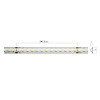 Bandă flexibilă LED XRIBO IP66 15m/rolă 9.6W/m 130 LED/m 48V DC 2700K CRI.90 >120dgr