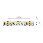 Bandă flexibilă LED XRIBO IP66 5m/rolă 18W/m 192LED/m 24V DC 4000K CRI.80 >115°