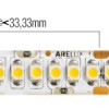 Bandă flexibilă LED XRIBO IP20 5m/rolă 22W/m 240 LED/m 24V DC 6000K CRI.80 >115°