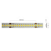 Bandă flexibilă LED XRIBO IP20 15m/rolă 20W/m 240 LED/m 48V DC 6000K CRI.90 >120dgr