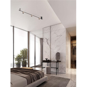 Plafonieră de interior Sirmos dimmabil - Art. 9088132, Nova Luce, Auriu, Negru