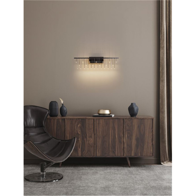 Aplică de interior Stellar dimmabil - Art. 9186967, Nova Luce, Negru
