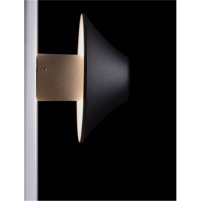 Aplică de exterior Alux - Art. 9136406, Nova Luce, Negru