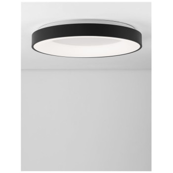 Plafonieră de interior Rando Thin - Art. 9353853, Nova Luce, Negru