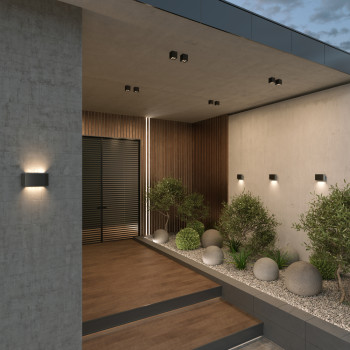 Aplică de exterior Pull - Art. O412WL-L5GF3K, Maytoni, Grafit, IP54