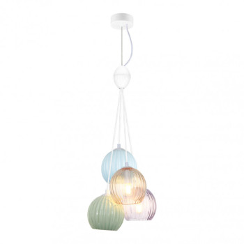 Suspensie de interior Cases - Art. PND-94794-4B-MLTI, Italux, Multicolor
