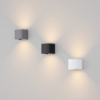 Aplică de exterior Fulton - Art. O572WL-L6B, Maytoni, Negru, IP54