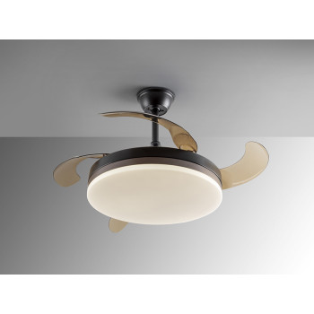 Ventilator VENTO, dimabil - Art. 168328D, Schuller, Negru