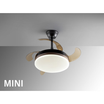 Ventilator VENTO MINI, Ø40, dimabil - Art. 169211, Schuller, Negru