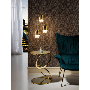 Măsuță AROS, Ø45 - Art. 287760, Schuller, Auriu