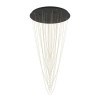 Lustra Eglo Trepuco, metal, negru/alama, LED, 43W, 4080 lumeni, alb cald 3000K, D. 78 cm, 390355