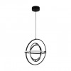 Lustra Eglo Retornio, metal, plastic, negru, LED, 44W, 6200 lumeni, alb cald 3000K, D. 58 cm, 39893